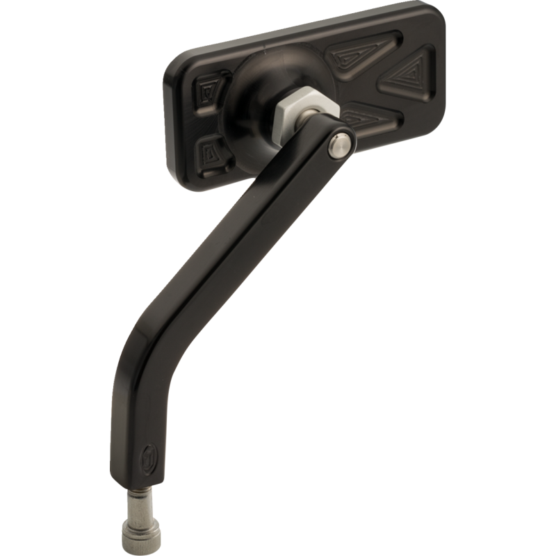 No. 1 Rectangular Mirror - Black, left