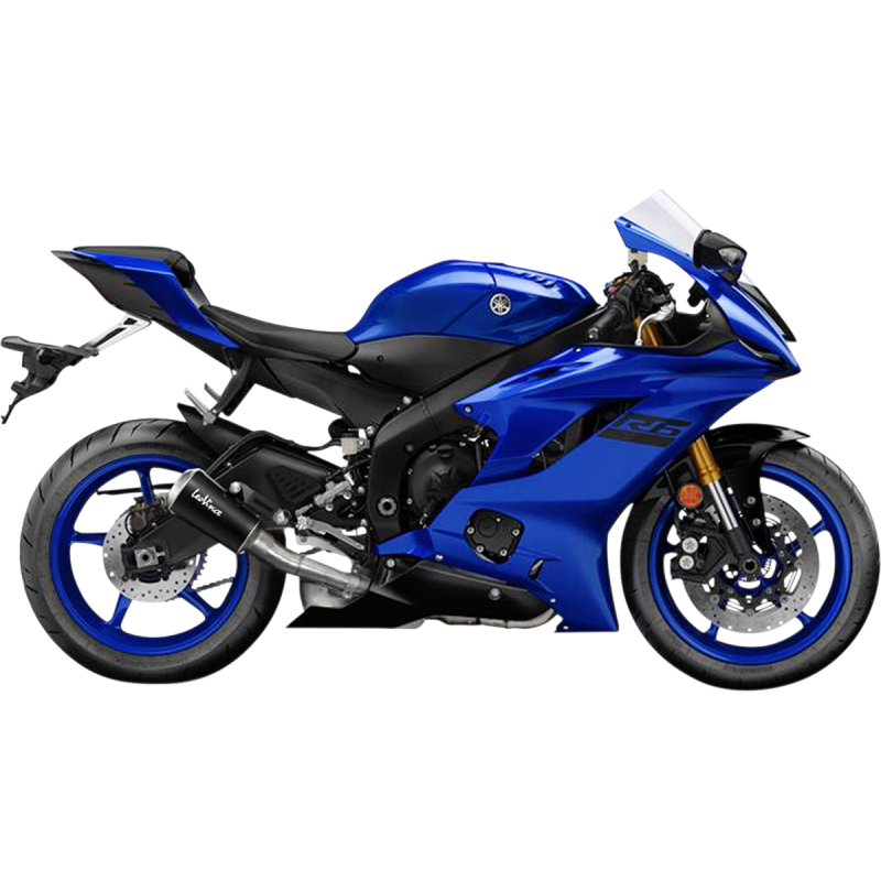 LV-10 Black stainless steel Slip-On for YAMAHA YZF-R6 06-21