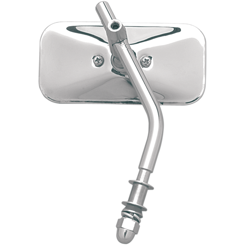 Stamped Steel Mirror 2" x 4-1/2"