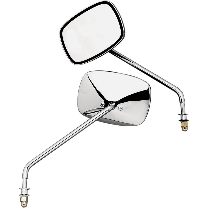 Long Stem Bolt-On Mirror (Pair)