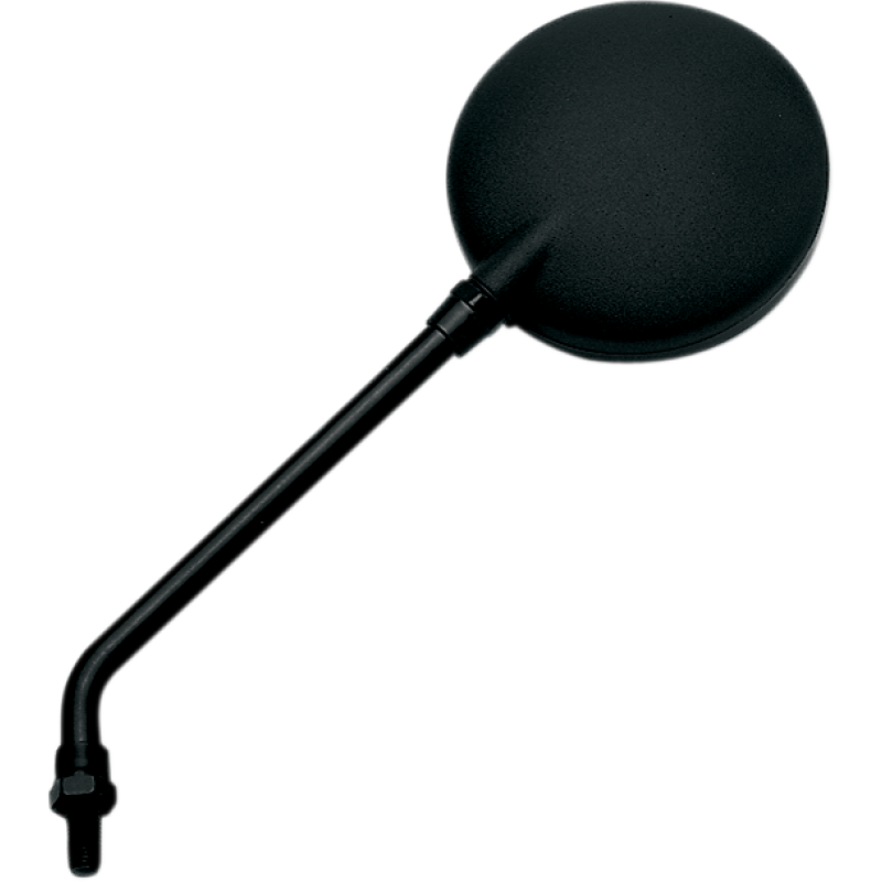 Round Kawasaki KZ-Style Universal Mirror (10" Stem)