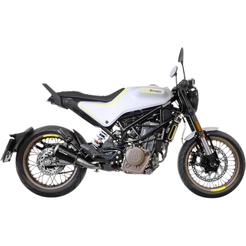 LeoVince LV-10 Black Stainless Steel Slip-On Exhaust