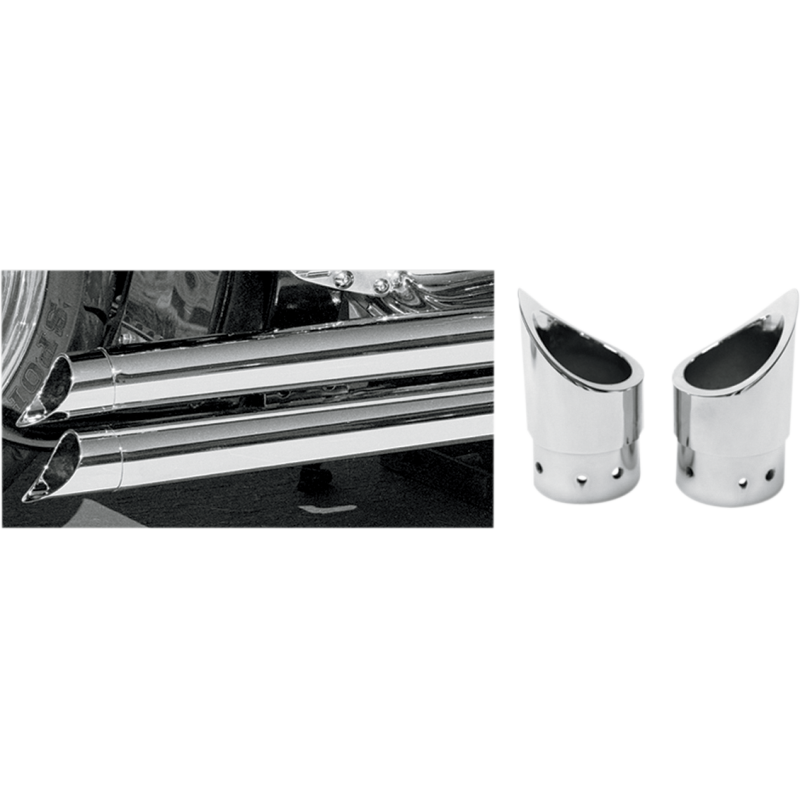 Baron Family Jewel Exhaust Tip, Mini Scalloped