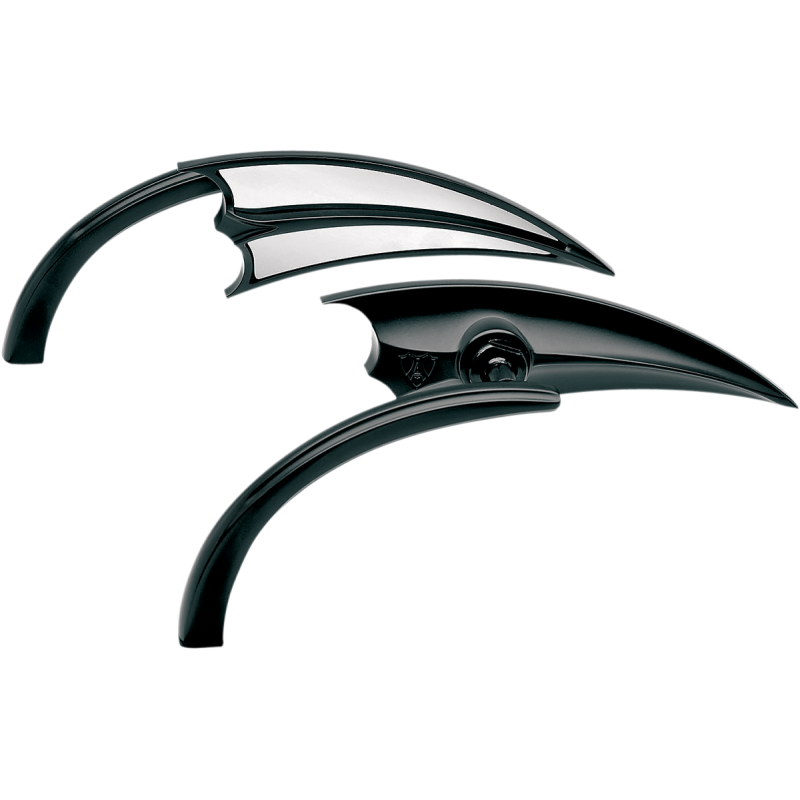 Micro Mirror Scoop Right Black