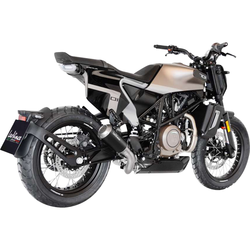 LeoVince LV-10 Black Stainless Steel Slip-On Exhaust
