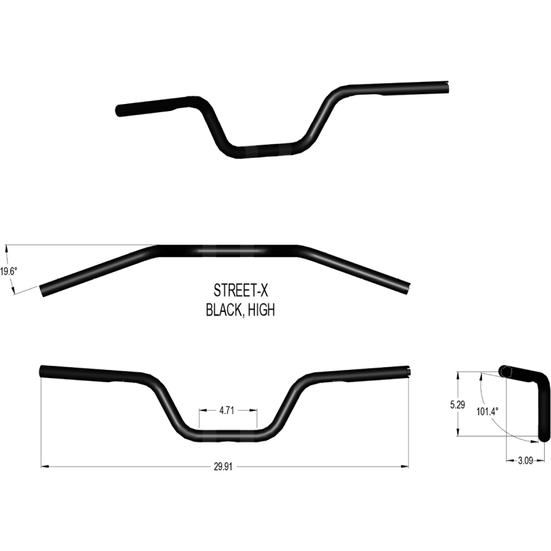 Khrome Werks 1" Street-X Handlebar