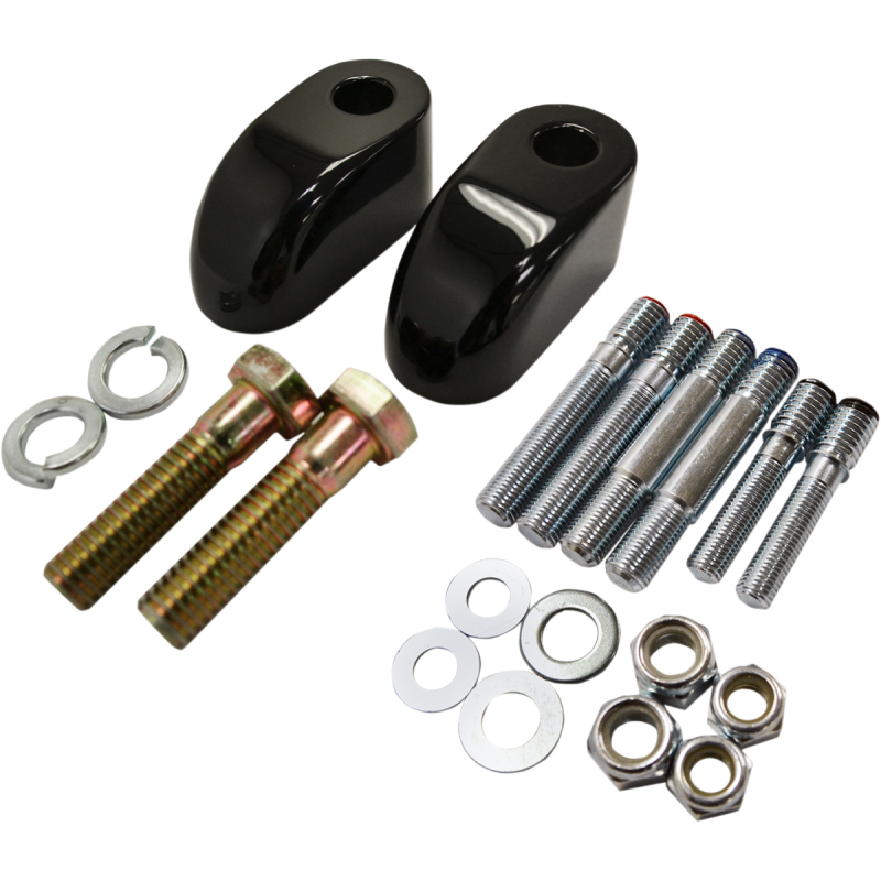 Handlebar Riser Adapters/Extensions - Gloss Black