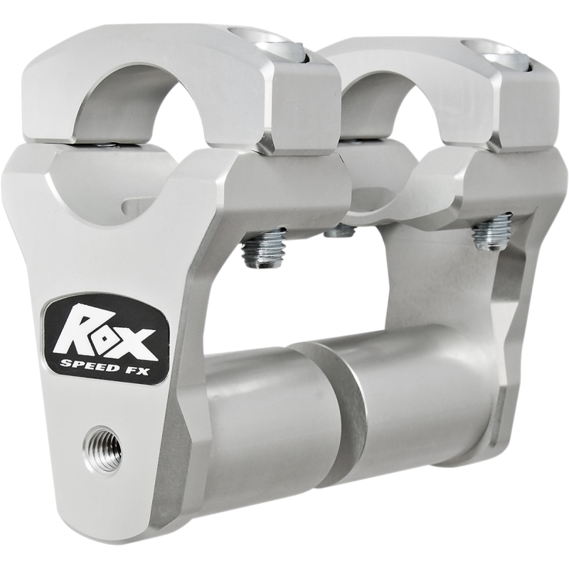 Extended Stem 2" Pivoting Bar Riser, Silver Matte