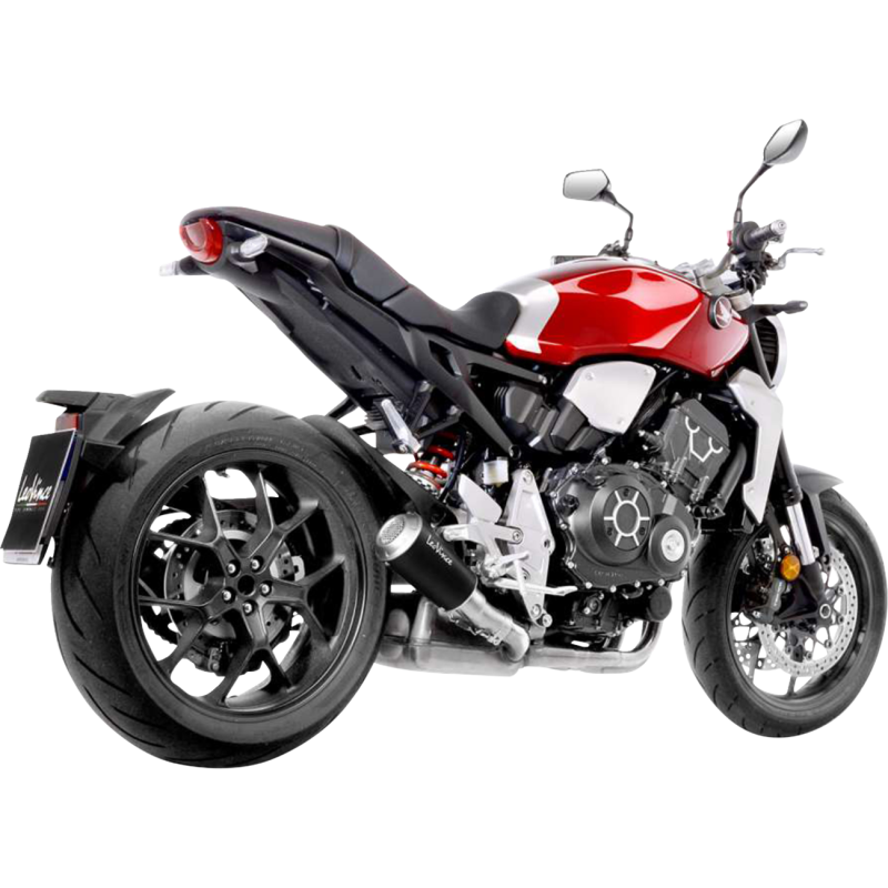 LeoVince LV-10 Black Stainless Steel Slip-On Exhaust