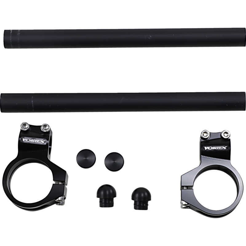 7° Black Clip-On Set - 50 mm Fork Size