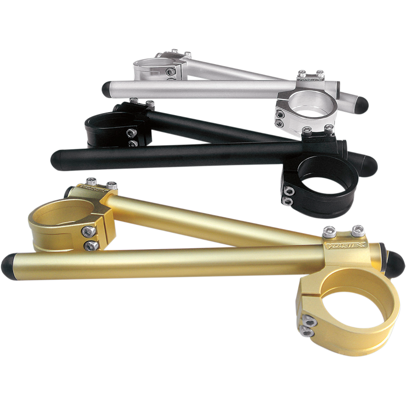 7° Black Clip-On Set - 48 mm Fork Size