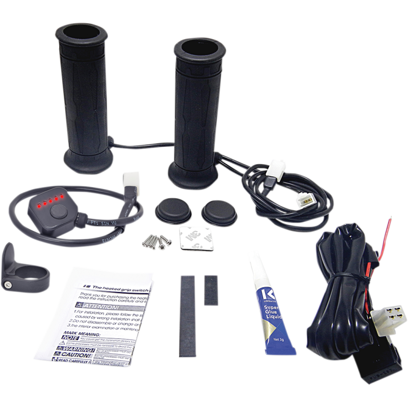 5-Level Heated Grips for 7/8" Handlebars