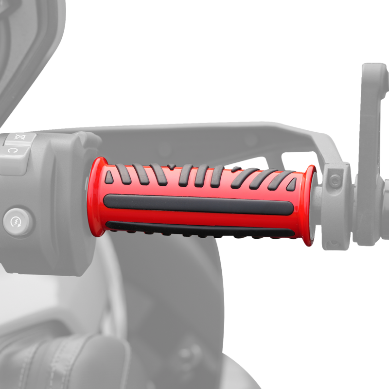 Combat Billet Grips - Fiery Red