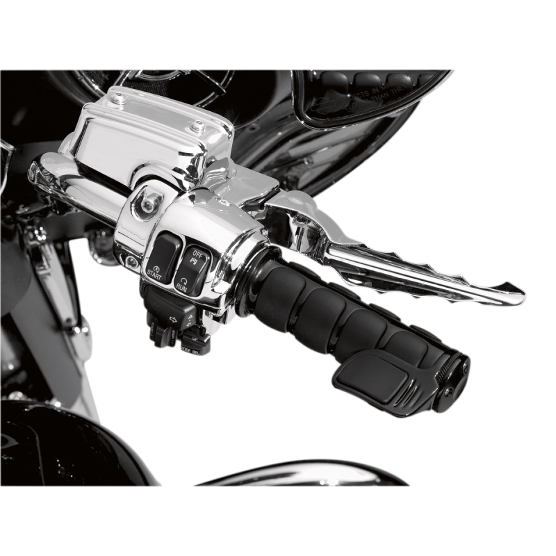 Gloss Black ISO®-Grips for Suzuki VL1400 Intruder 95-04