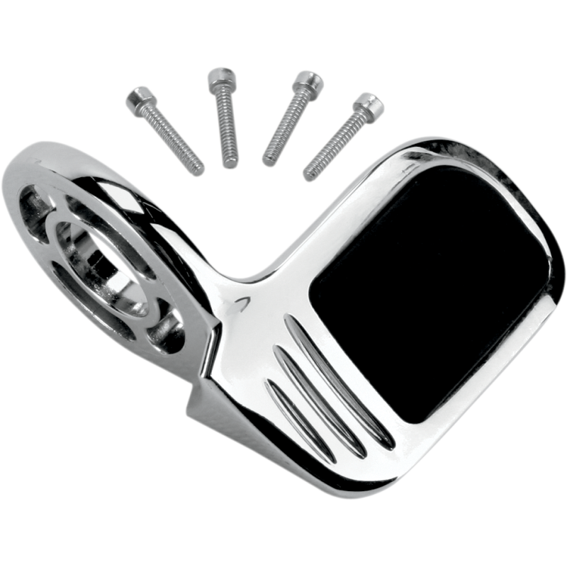 Contour Throttle Boss Left, Chrome