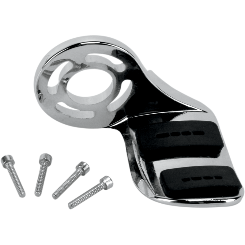 Contour Throttle Boss Left, Chrome