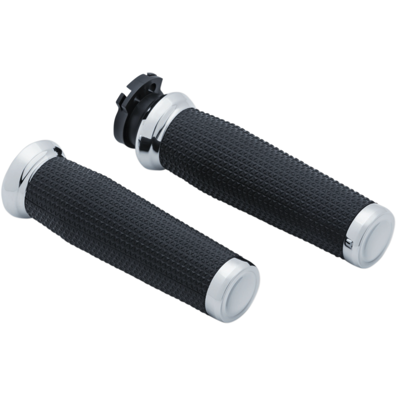 Thresher Grips Chrome for Yamaha XV1900 Raider/S 08-17
