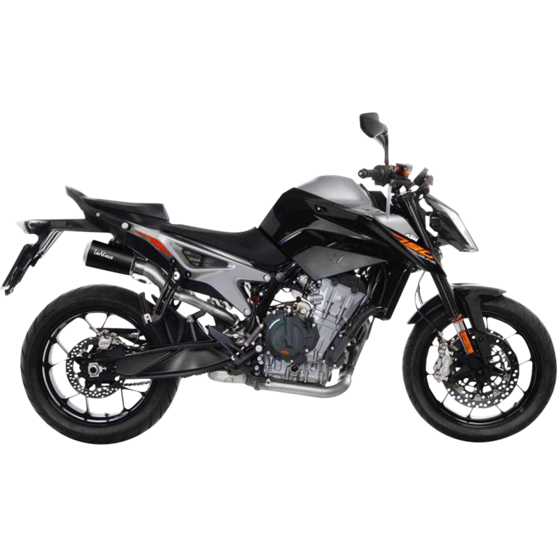 LeoVince LV-10 Black Stainless Steel Slip-On Exhaust