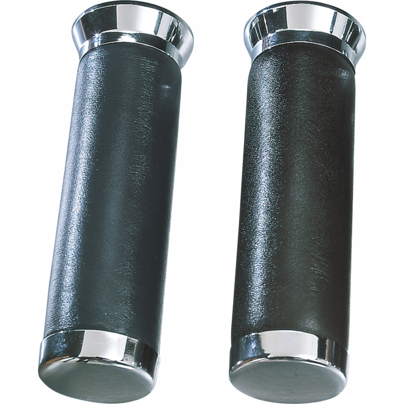 Parts Unlimited Leather-Covered Grips