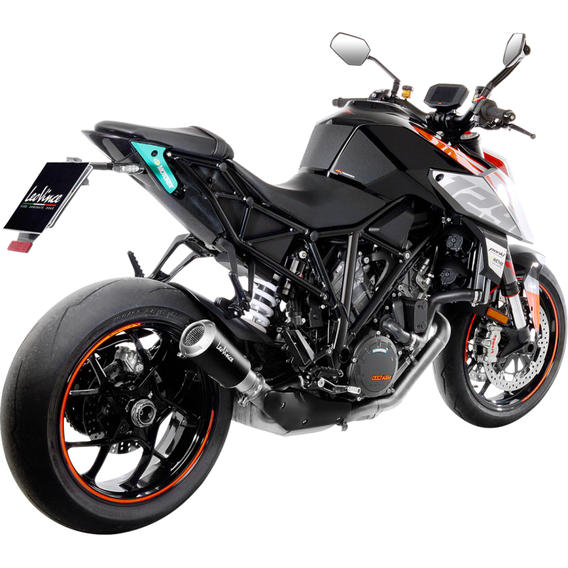 LeoVince LV-10 Black Stainless Steel Slip-On Exhaust