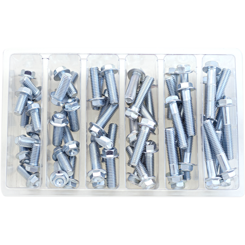 M8 10 mm Hex Flange Bolt Assortment