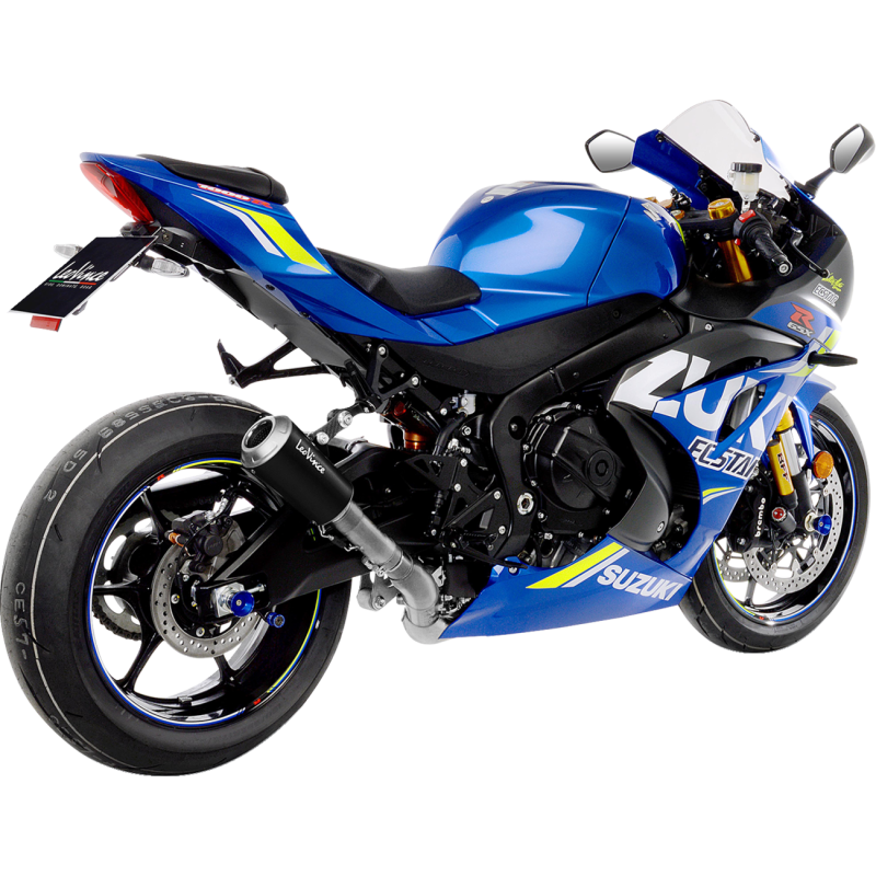 LeoVince LV-10 Black Stainless Steel Slip-On Exhaust