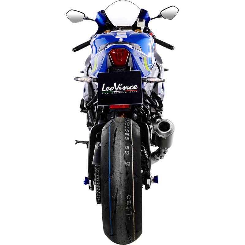 LeoVince LV-10 Black Stainless Steel Slip-On Exhaust