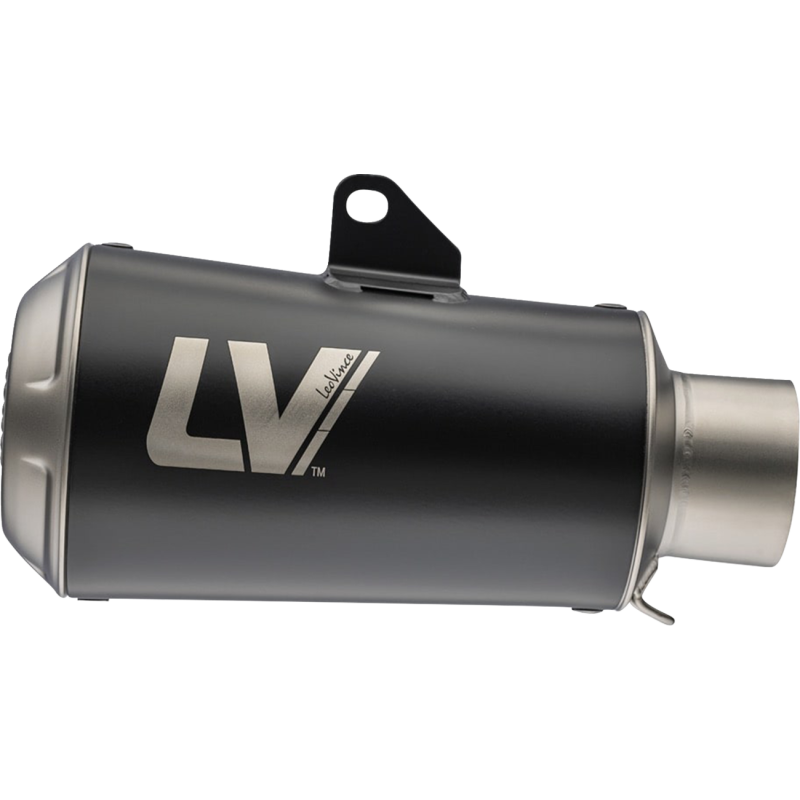 LeoVince LV-10 Black Stainless Steel Slip-On Exhaust