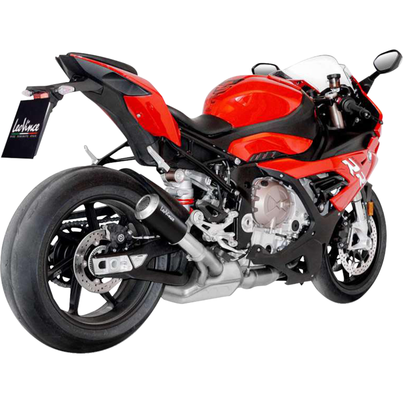 LeoVince LV-10 Black Stainless Steel Slip-On Exhaust