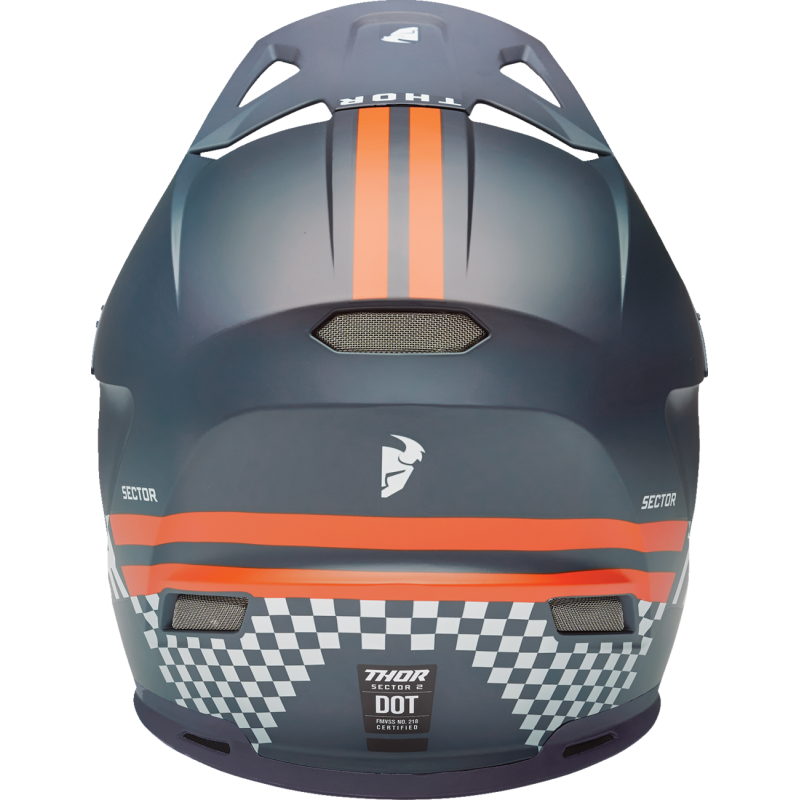 THOR Sector 2 Combat Helmet - Midnight/Orange - Size XS