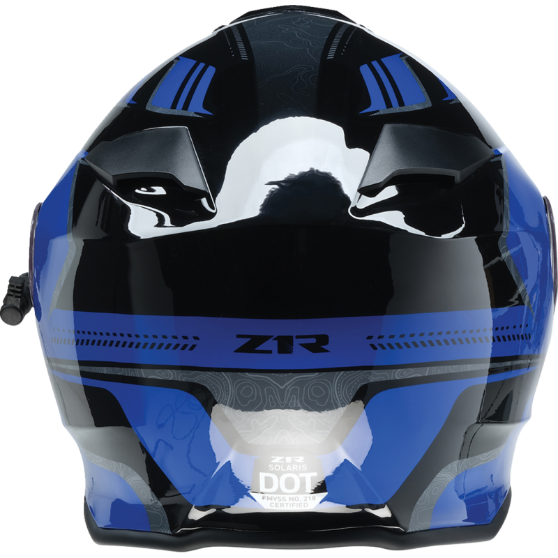 Z1R Solaris 2.0 First Tracks Helmet, Black/Blue, S