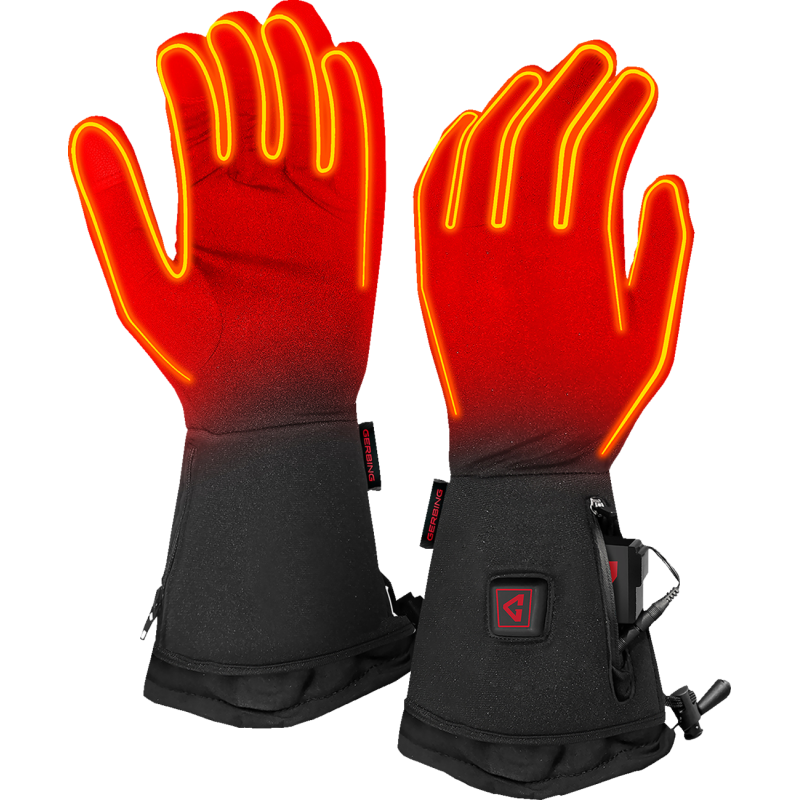 Gerbing Women's 7V Heated Glove Liners, Black, Size L/XL