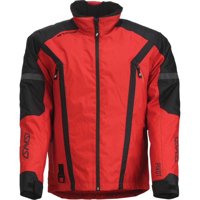Men's Pivot 8 Insulated Jacket - Red/Black, Size L