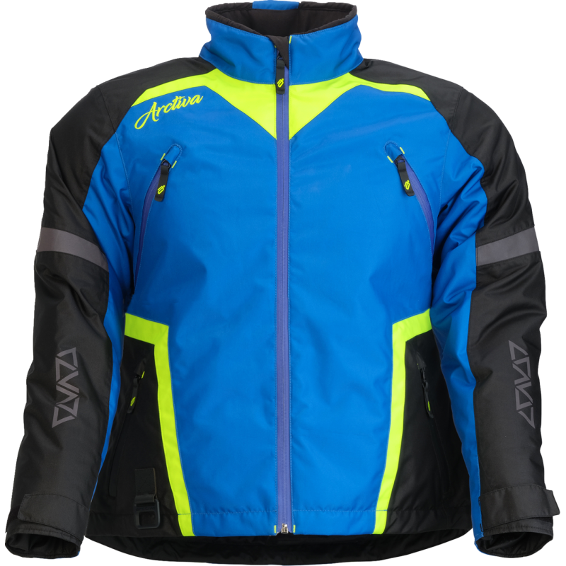 Women's Pivot 8 Insulated Jacket - Blue/Hi-Viz, Size 2X
