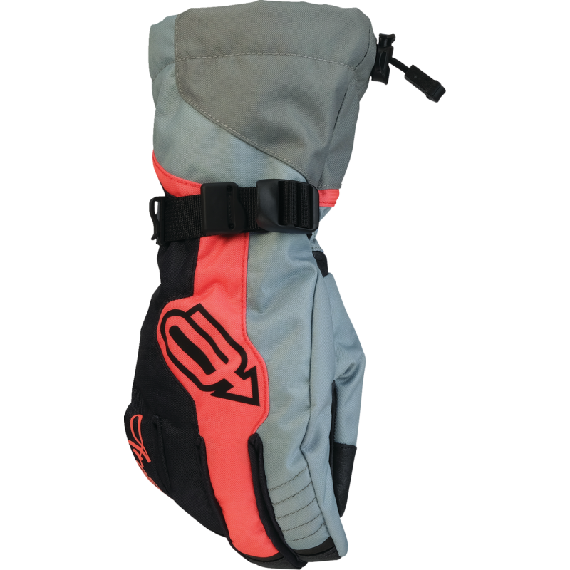 Arctiva Women's Pivot 8 Gloves, Gray/Coral, Size L