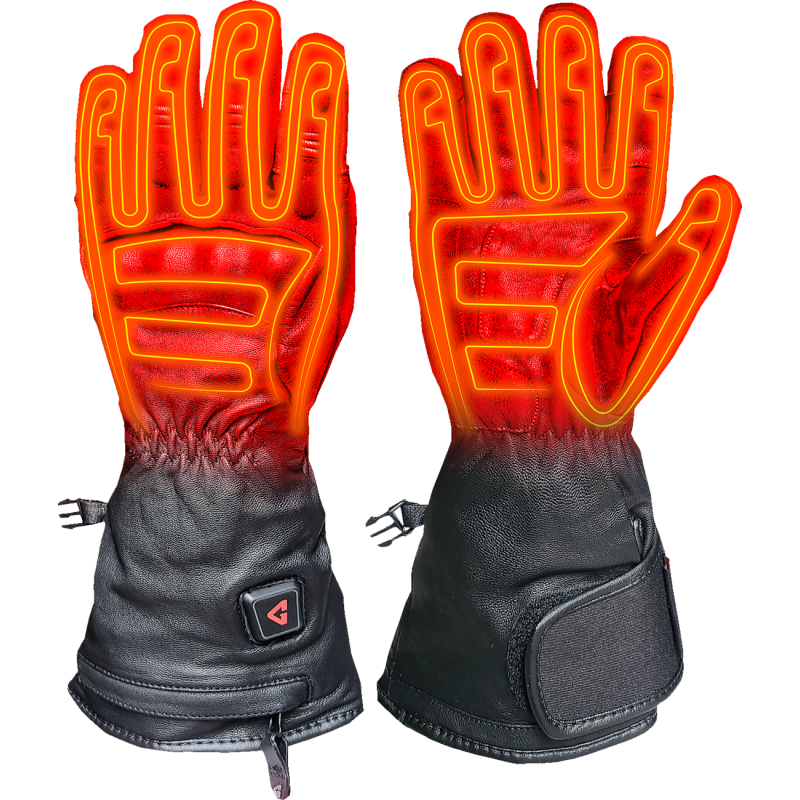 7V Hard Knuckle Battery Heated Gloves - S