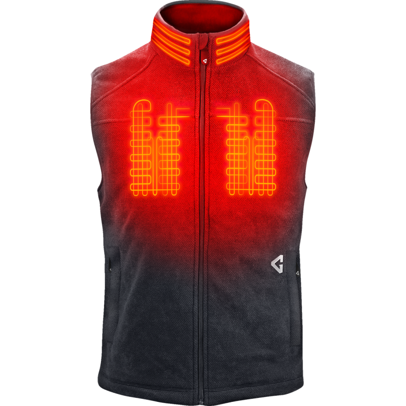 7V Thermite Fleece Heated Vest 2.0 - Gray - Size 2X