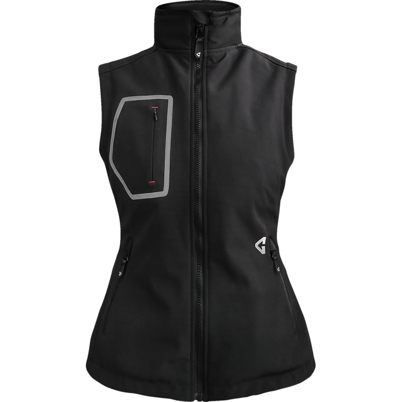 Women's 7V Torrid Softshell Heated Vest 2.0 - Black, L