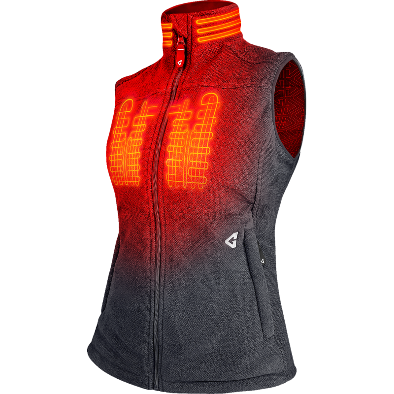 Women's 7V Thermite Heated Fleece Vest 2.0 - Gray, XL