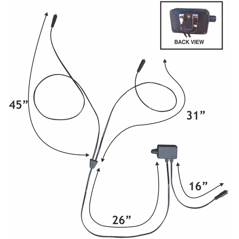 Gears GEN-X Y-Cord with Temperature Controller