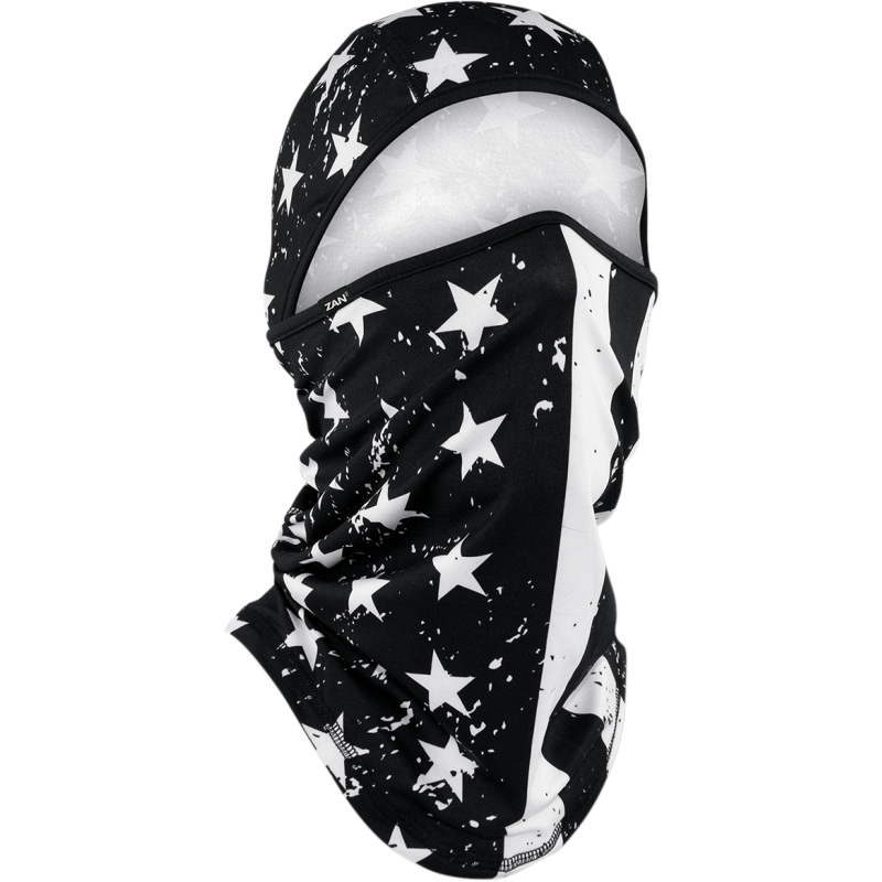Zan Headgear SportFlex™ Convertible Balaclava - Black/White Flag