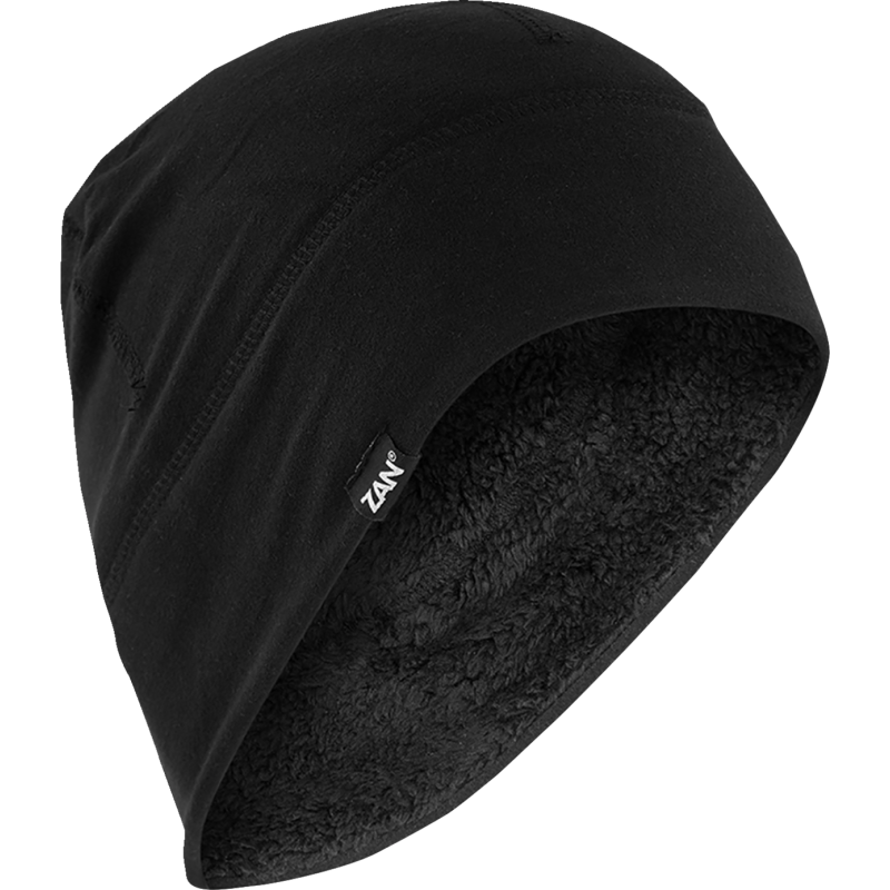 SportFlex High Pile Fleece Helmet Liner - Black