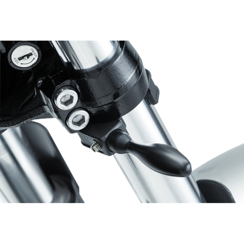 Pipe Wrench Fork Mounts Satin Black