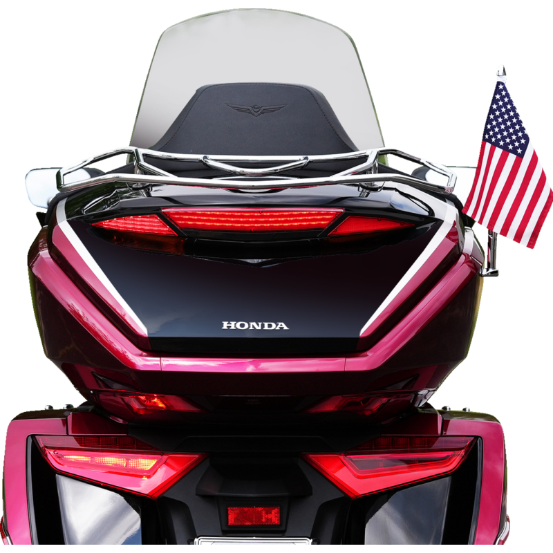 GT Marvel Trunk Lights, Black, red lens