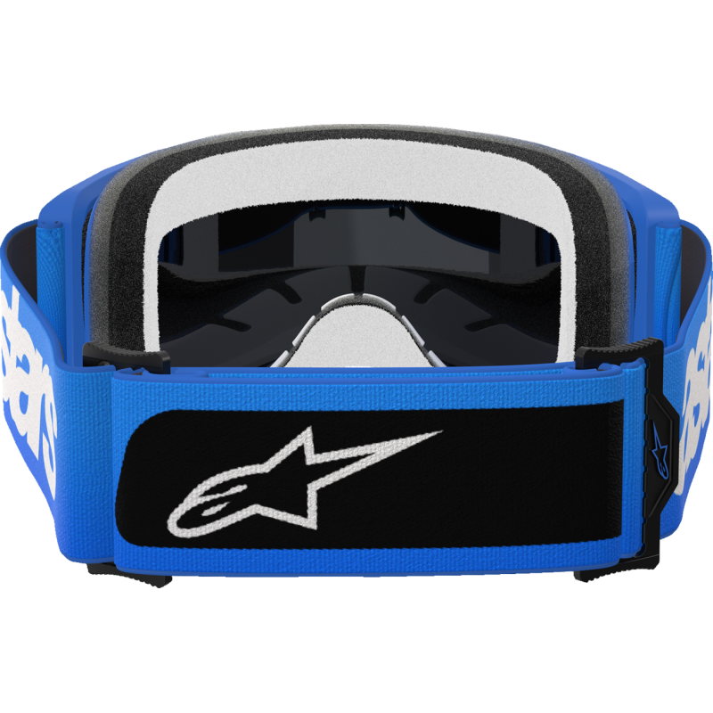 Alpinestars Vision 5 Goggle, Blaze Blue/Blue with Mirror Blue Lens