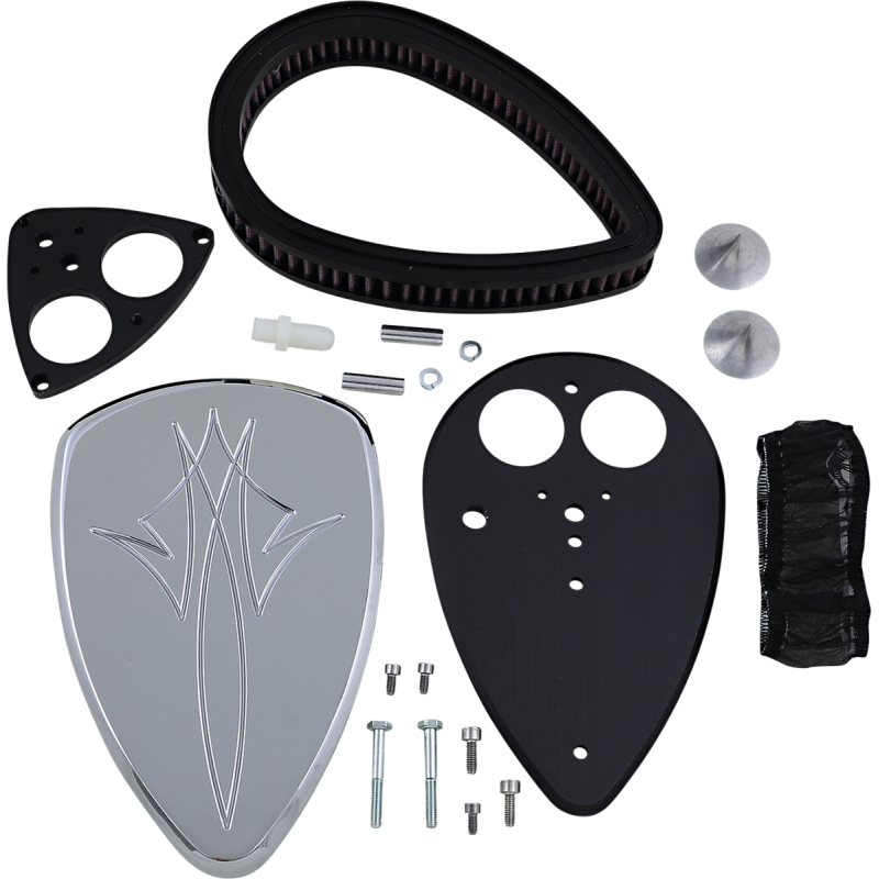 Baron Big Air Kit, Pinstripe Chrome Style for Yamaha