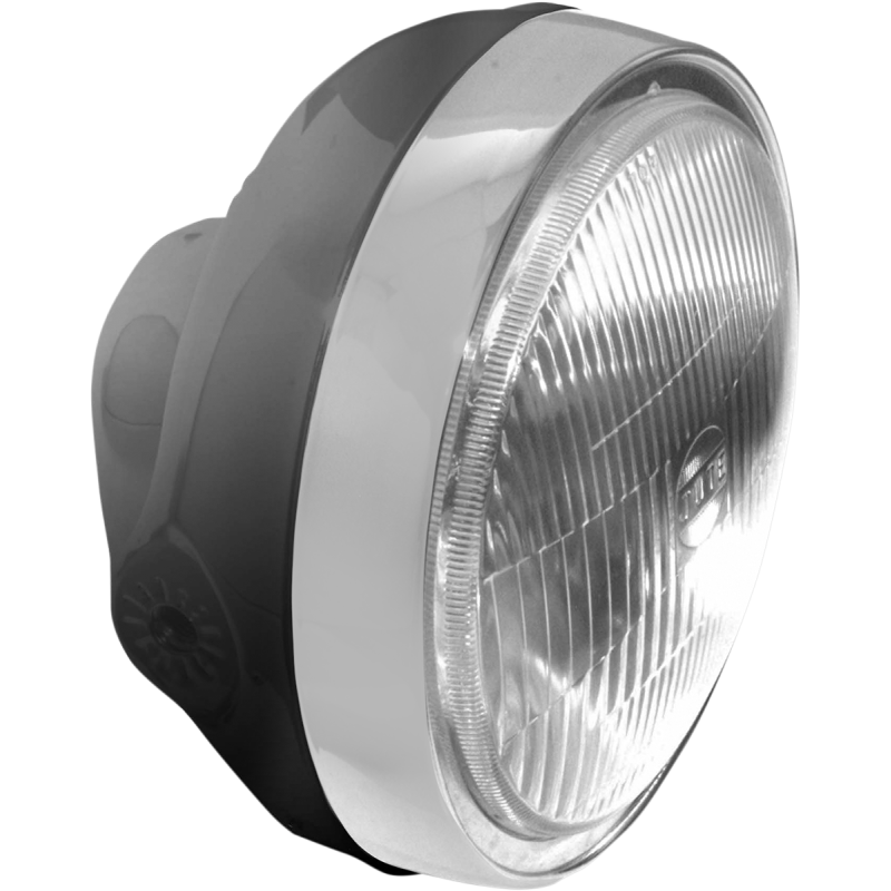 EMGO 6 1/4" Classic Side-Mount Headlight Assembly