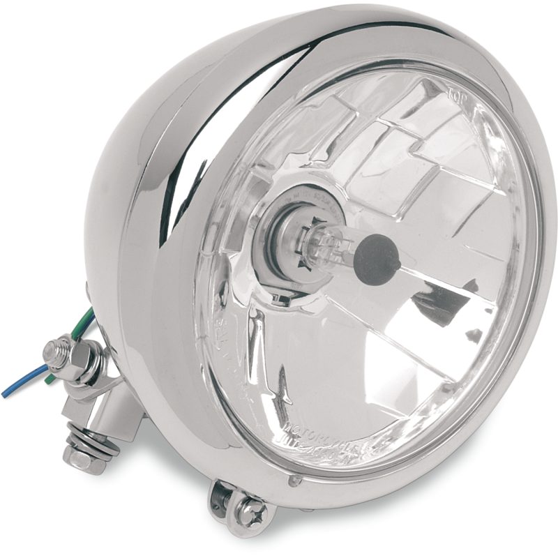 5 3/4" Diamond-Style Headlight Assembly - Plain