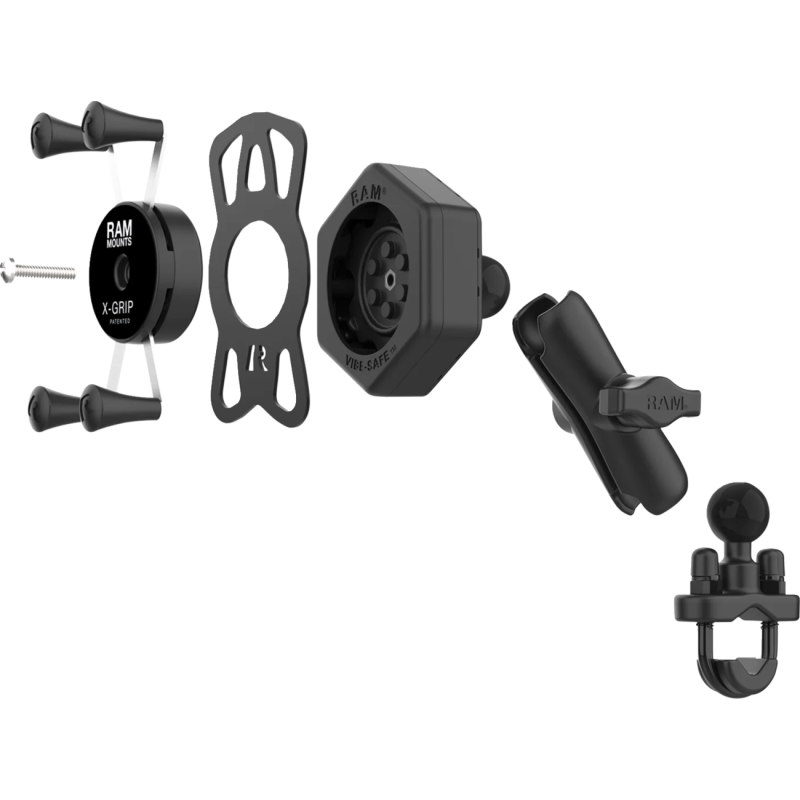 X-Grip Kit with Vibe-Safe, U-Bolt Base and Medium Arm, Standard