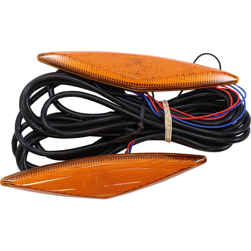 Show Chrome Amber LED Marker Lights